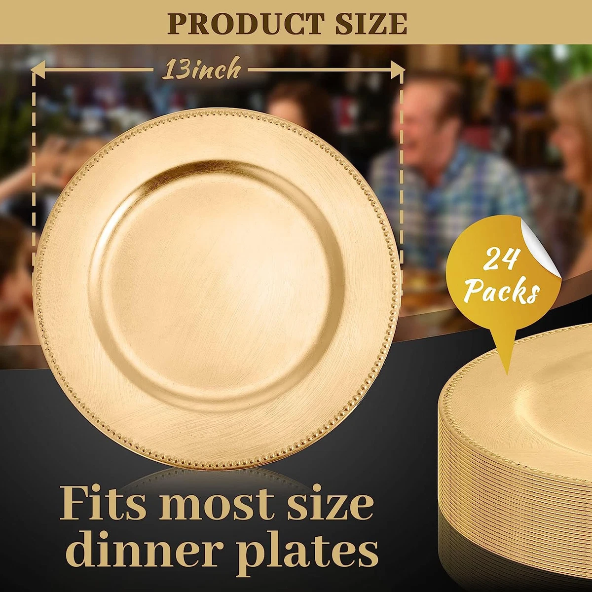 Dinner top plate plastic