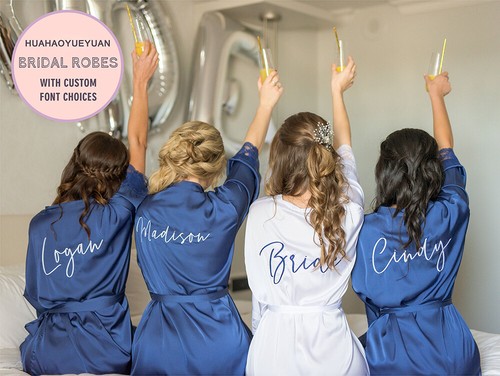 Personalized Bride Honeymoon Robes 
