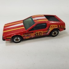 1979 Hot Wheels Delorean #10 Turismo Racecar Red Vintage Diecast