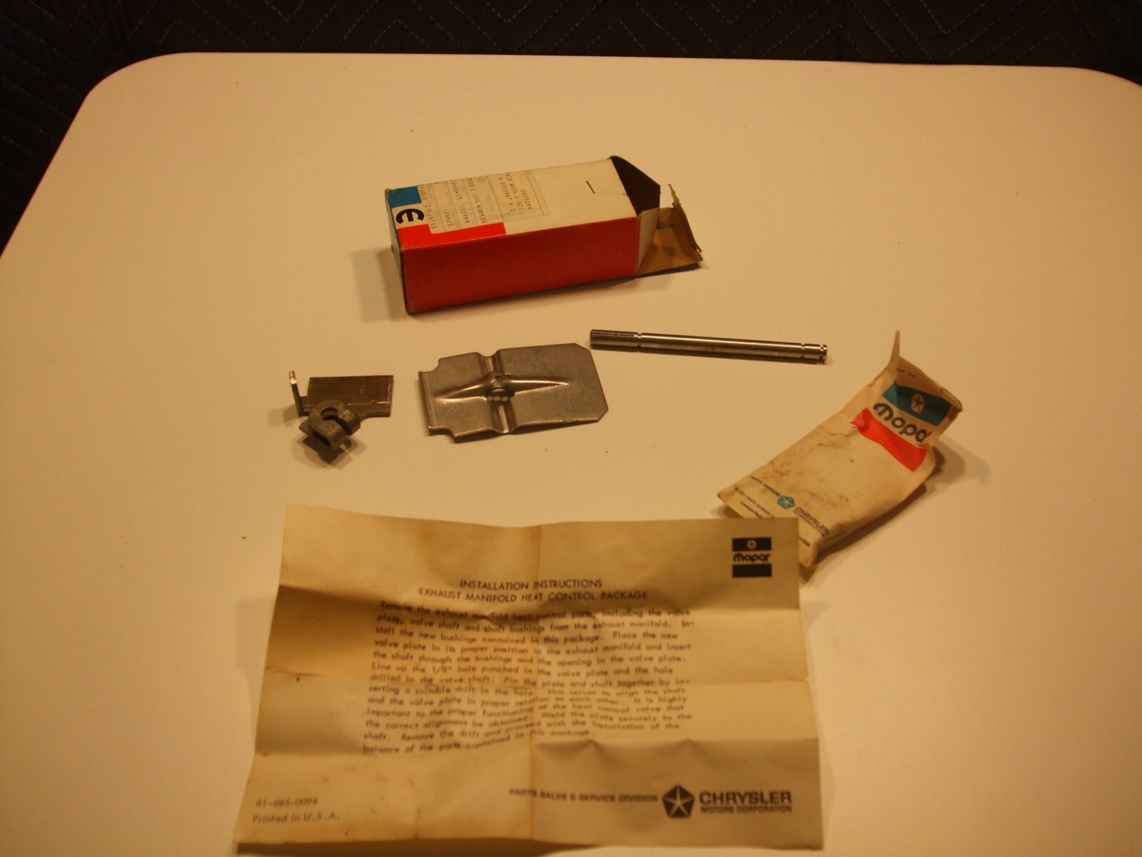 NOS Mopar 1963 SLANT SIX Heat Riser Kit 3004664 eBay
