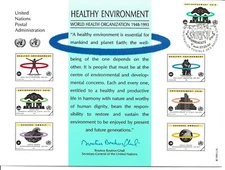 UN Scott #Geneva 43, First Day Cover Card 5/17/93