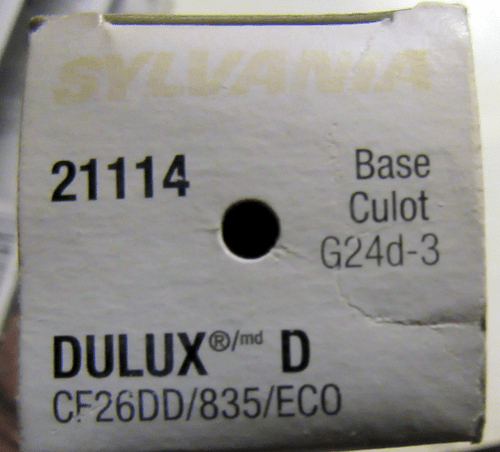 4 SYLVANIA DULUX D 26W Compact Fluorescent 21114 10,000 Hours Lamps NOS - Picture 4 of 4