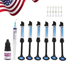 Dental Universal Light Cure Composite Kit Shade A1 A2 A3 A3.5 B1 B2