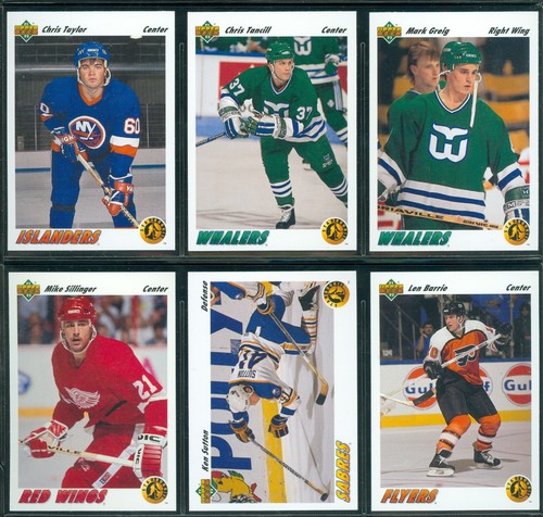 1991-92 UPPER DECK ROOKIE NHL HOCKEY ENGLISH CARD 453-700 SEE LIST - Picture 8 of 250