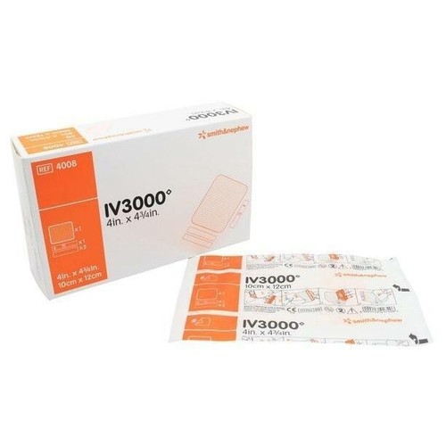 Smith & Nephew IV3000 - Cannula Dressing - 50s 10x12cm (4in. X 4 3/4in.) - Picture 3 of 3