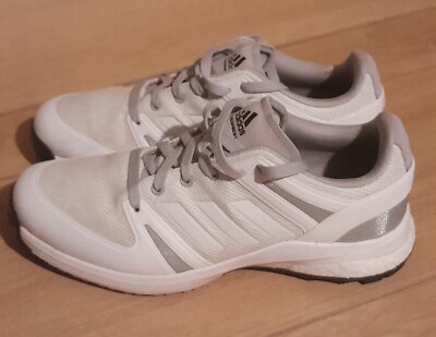 NEW Mens Adidas EQT Primegreen Spikeless Golf Shoes White / Grey Sz 8.5 M