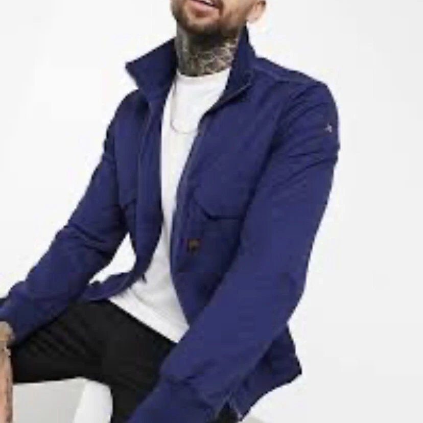 G Star Raw Mens Blue Max Xpo Jacket Size S eBay