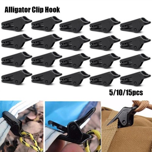 tarp clips Camping Tent Holder canvas Tighten tool Alligator Clip Hook