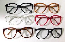 Vintage 6 Pc. Lot ELITE OPTICAL Bogart Asst Colors 56/20 Eyeglass Frame NOS A5