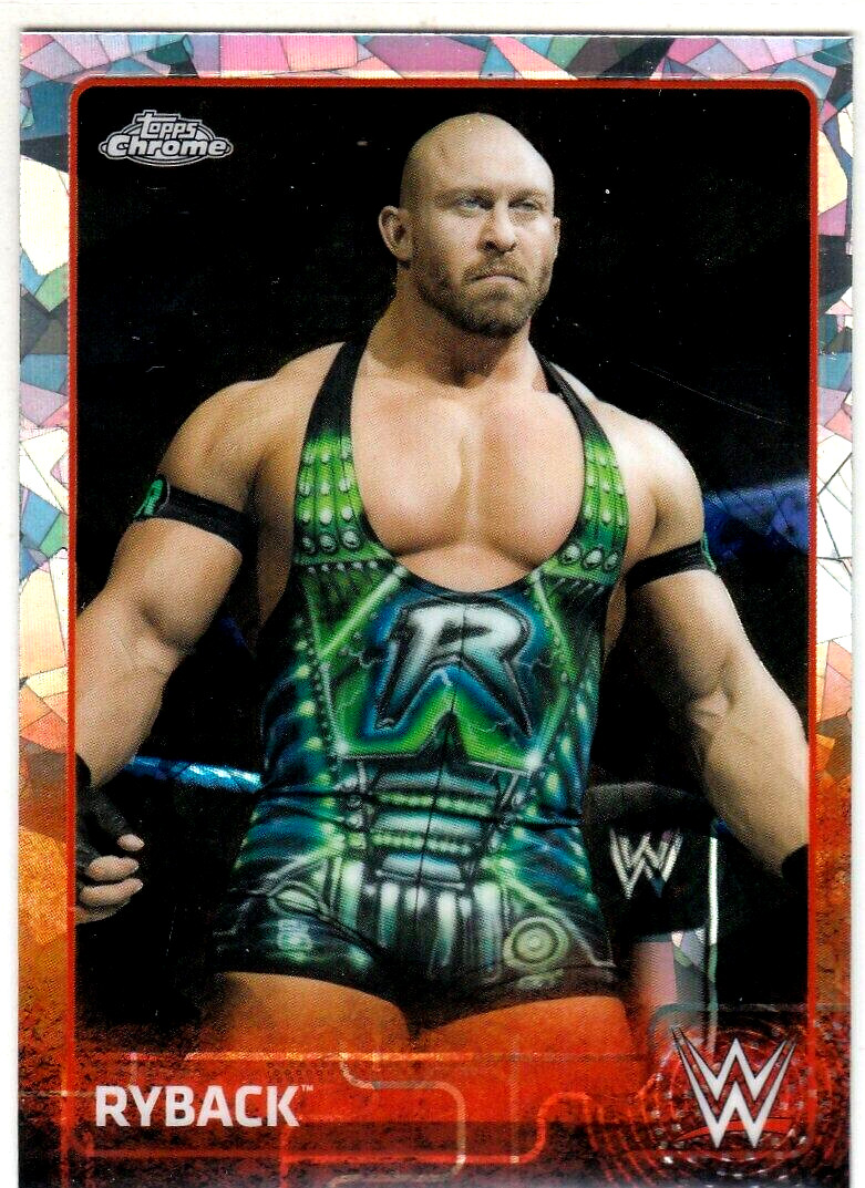 RYBACK 2015 Topps Chrome WWE Atomic Refractor #62