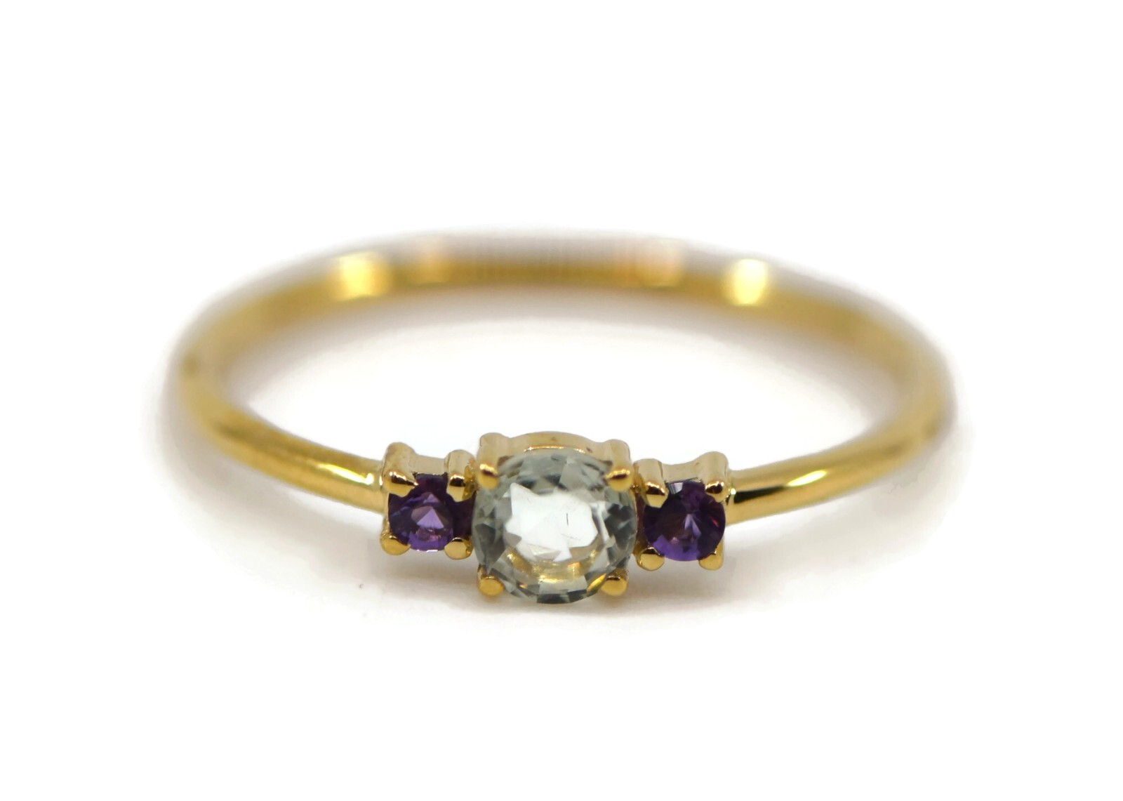 Tous Zafiro 18k Anillo Oro Amarillo Talla 6.5