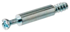 Cam Fixing Dowels Flat Pack Furniture Fitting Dowels BZP M6 X 42mm | Onestopdiy