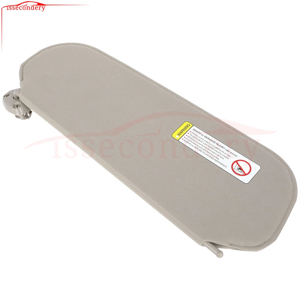 Beige Left FITS 2003-2015 Chevy Express GMC Savana Van Driver Side Sun Visor LH - Image 2 of 4