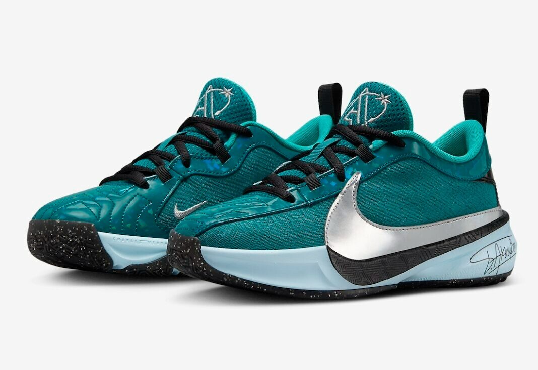 Nike Zoom Freak 5 (GS) All-Star Basketball Shoes Geode Teal
