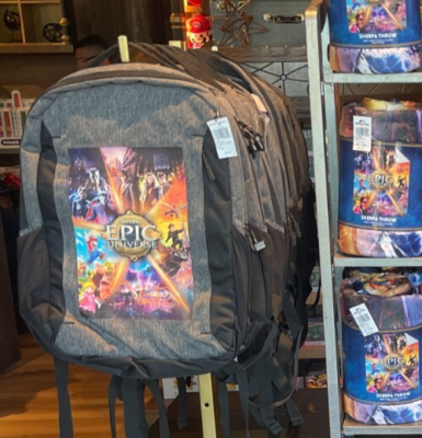 NWT Unisex Universal Epic Universe Graphic Backpack  For All- Multicolor Epic Universe Universal Studios Custom Backpack  main image 3