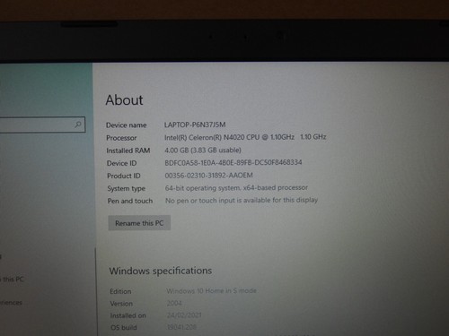 ASUS Notebook Laptop PC E210M 11.6" 64GB eMMC 4GB Windows 10 Num Tab New - Picture 10 of 24