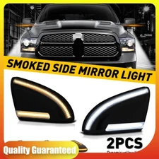 LED Side Mirror Turn Signal Light Puddle Lamp For Dodge RAM 1500-3500 Switchback