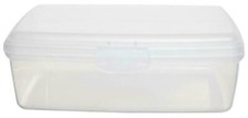Whitefurze Allstore Multi-purpose Storage Box Utility Houseware 0.5L - Clear