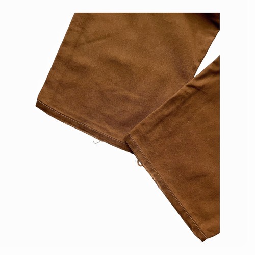 Pantaloni da lavoro RRL doppi RL marroni falegname con fibbia posteriore vita alta - Foto 10 di 13