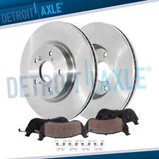 12.28 inch (312mm) Front Disc Brake Rotors and Brake Pads for Honda CR-V HR-V