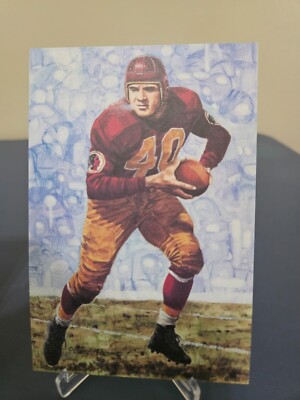 WAYNE MILLNER Unsigned HOF 1990 Football Goal Line Art Card GLAC - #/5,000