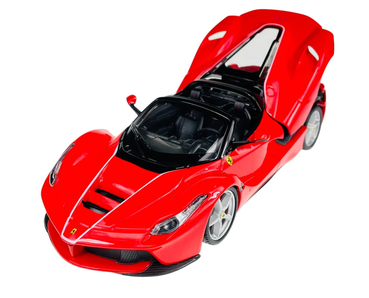 Bburago Ferrari Race and Play LaFerrari 1/24 Scale Diecast Model Vehicle Red