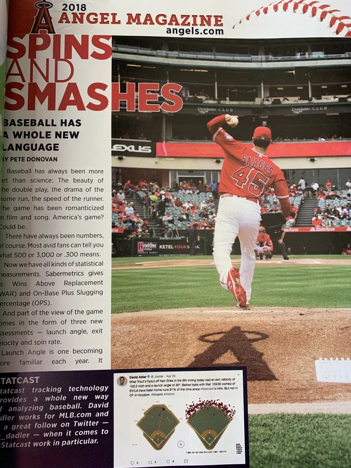 2018 LOS ANGELES LA ANGELS ANAHEIM YEARBOOK SHOHEI OHTANI ROOKIE 50 / 50 CLUB!! - Image 3 of 4