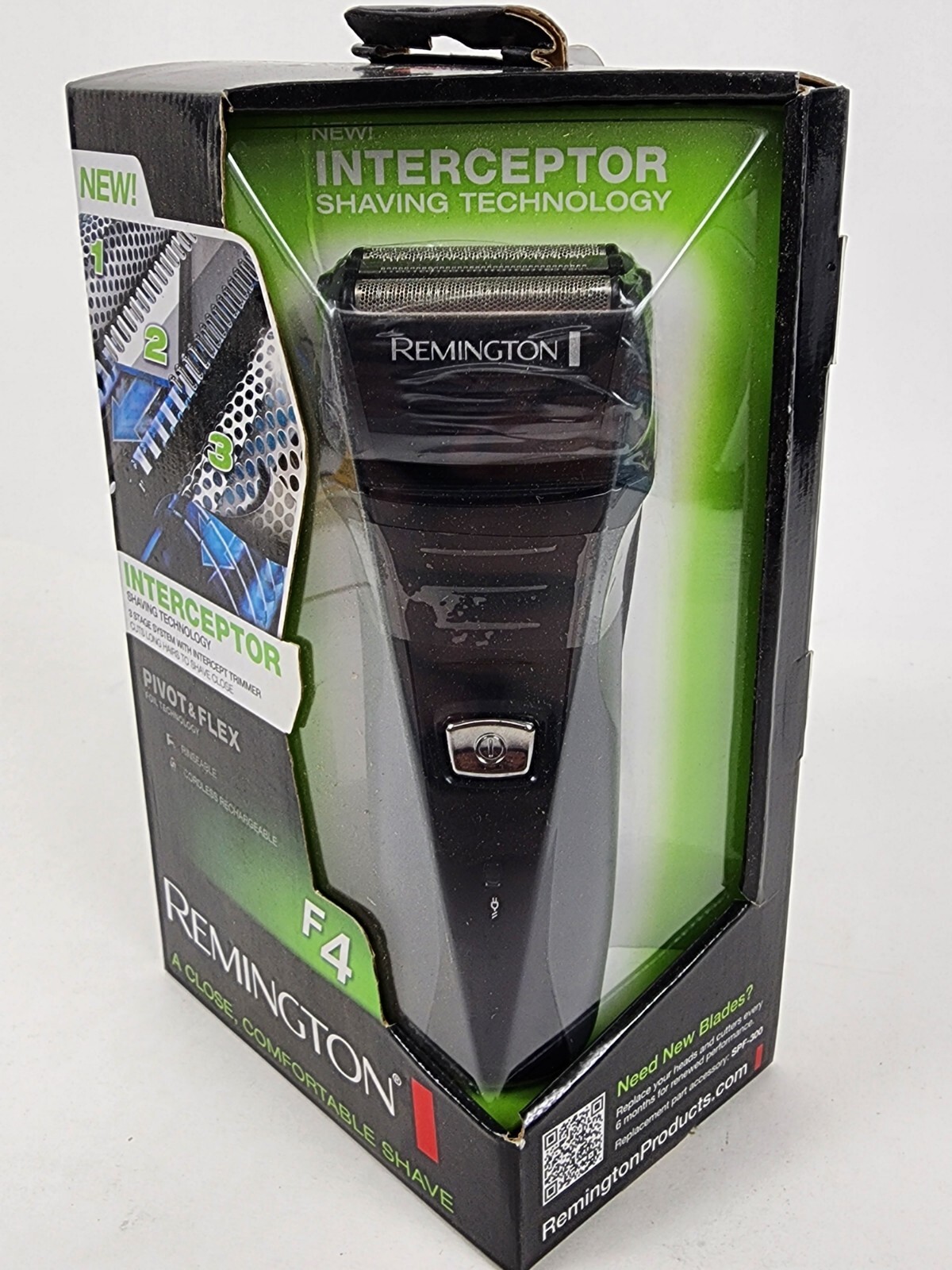 Remington F4 Foil Shaver with Intercept Shaving Technology, Black, F4900 New eBay