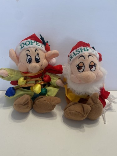 Disney Bean Bag Plush Snow White & Seven dwarfs Christmas set - Picture 5 of 19