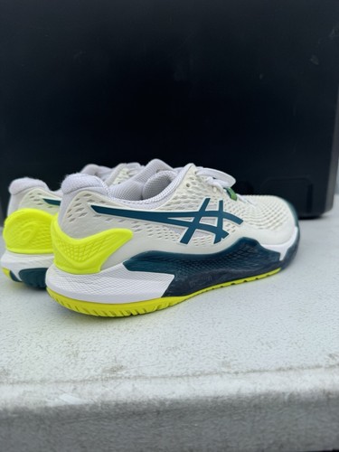 Asics Gel-Resolution 9 Shoes Tennis White 1041A330 Sneaker Men’s Size 7 - Picture 2 of 10