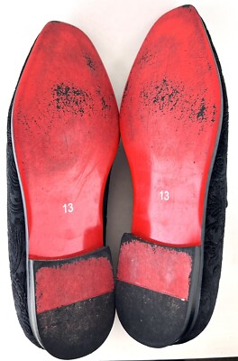 La Milano Broderick II Black Velvet A120097 Slip On Loafers Men’s Size 13 La Milano Broderick II Black Velvet A120097 Slip On Loafers  main image 2