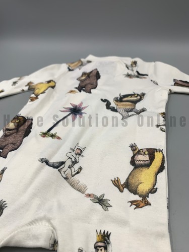 Pottery Barn Baby Where The Wild Things Are Organic Nursery Pajama 18 24 #H803 - Picture 5 of 8
