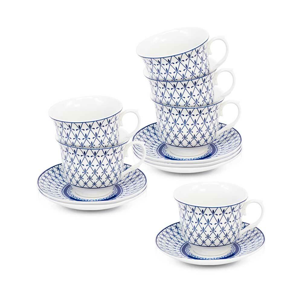 Teeservice Porzellan Kaffeegeschirr Set für 6 Personen Набор чайный