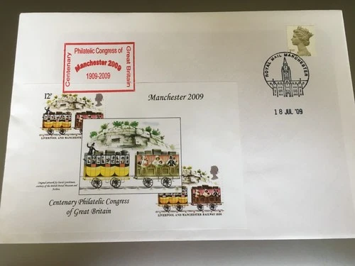 GB STAMPS RARE FIRST DAY COVER 2009 MANCHESTER PHILATELIC CONGRESS