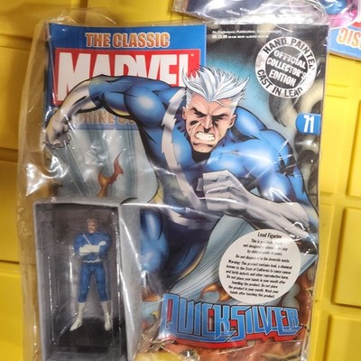 Eaglemoss- Classic Marvel Figurines #71 Quicksilver- Figurine & Magazine H3