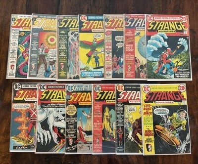 Lot of 13 DC Comics Strange Adventures/Adam Strange (#s 232-244)