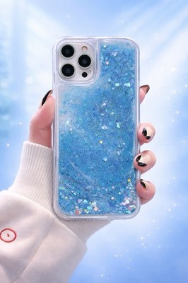 ProfitPilot Liquid Glitter iPhone Case Sparkle Clear Cute Quicksand Cover