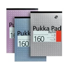 Pukka Pad A4 Metallic Lined 4 Hole Punched Refill Pad 160 Page Paper (6 Pack)