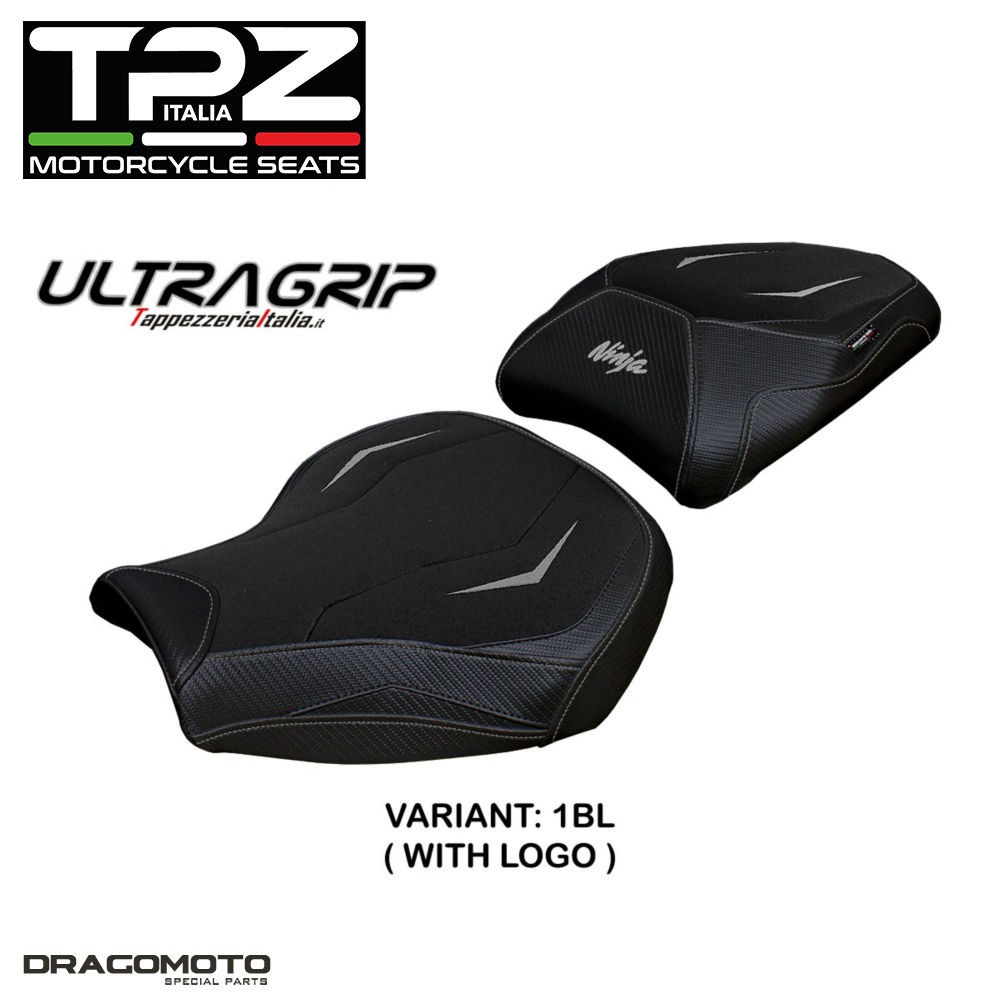 KAWASAKI NINJA H2 1000 SX 2018-2025 Sattelbezüge KWH2SXMU-1BL-1 TPZ schwarz U...