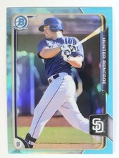 2015 Bowman Draft Chrome Sky Blue Refractor #159 Hunter Renfroe