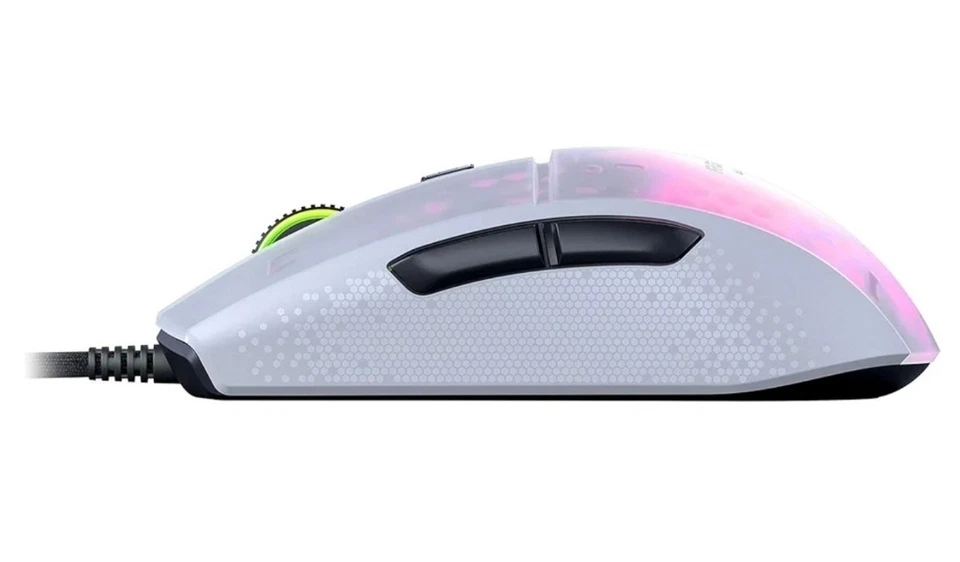 Roccat Burst Pro RGB Optical Gaming Mouse White 68g Lightweight Titan Switch PC - Image 4 of 4