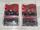 Lot 2 Hot Wheels RLC 1990 Chevy 454 SS Red Line Club Pickup Trucks Black & Red