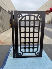 Custom Size| Stylish Art Design| Pedestrian Metal Fence| Gate For Home Security