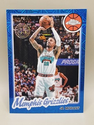 Ja Morant /150 Blue MOJO Silver Pack - 2025-26 Topps Chrome 024/150 TC-JMA