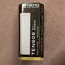 Nemo Tensor All-Season Ultralight Insulated Sleeping Pad Regular 72x20 - NEW