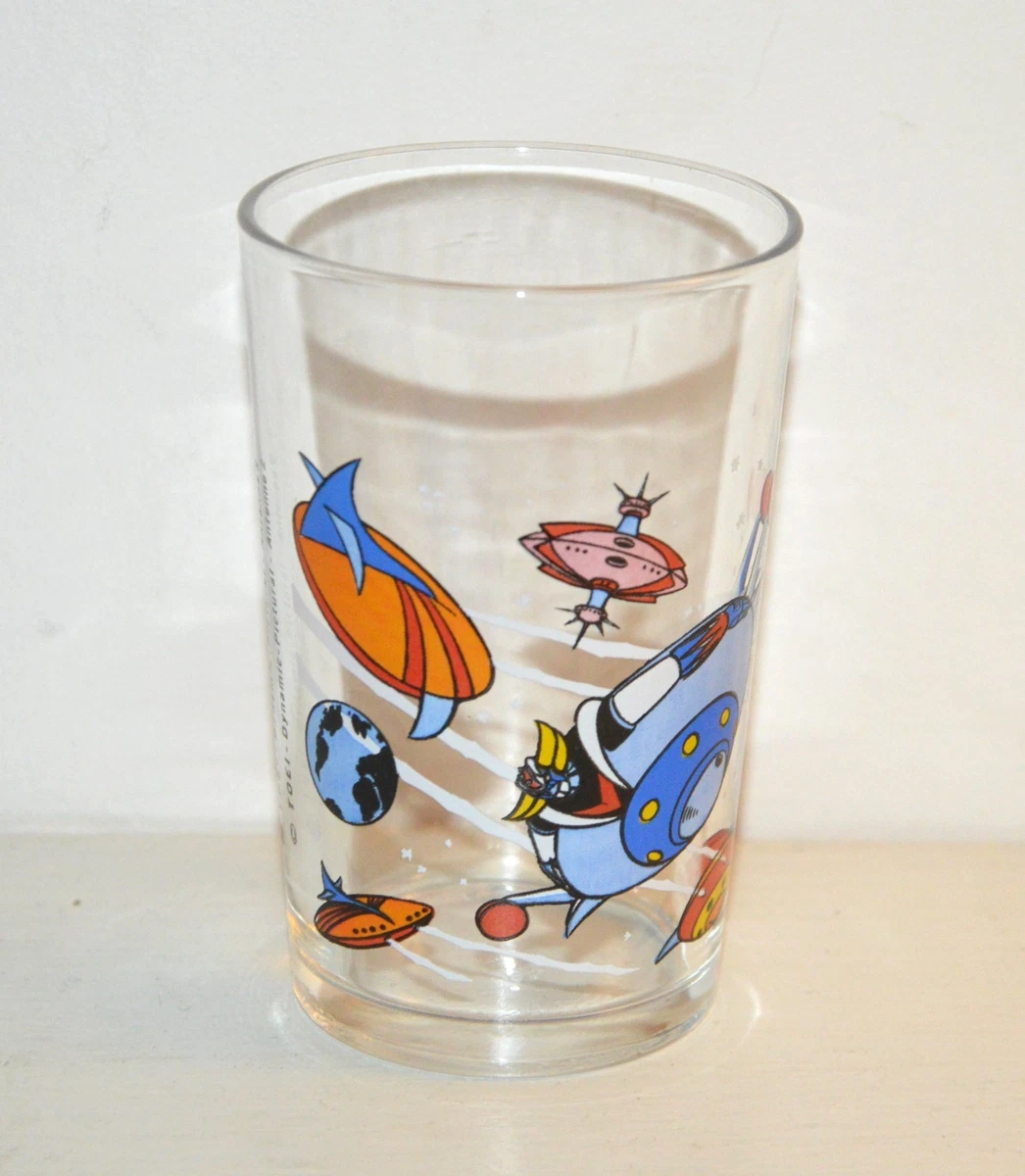 Verre moutarde ... GOLDORAK Actarus & Vénusia