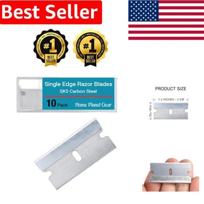 Safe & Convenient 10 Pack Single Edge Razors - Precision Blades for Every Task