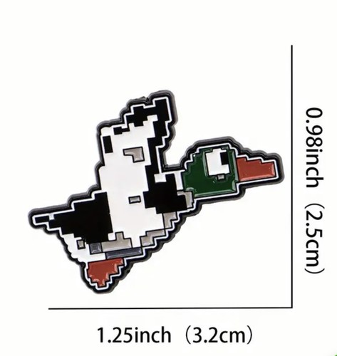 Lot 2 Duck Hunt - Funny 1980s Retro Nintendo Gaming Enamel Pin USA SHIPPING! - Afbeelding 5 van 5