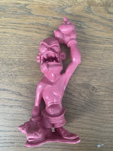 Vintage Louis Marx Nutty Mads Rocko the Champ 1963 Pink Boxer 7" Plastic Figure