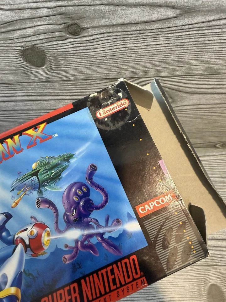 Mega Man X SNES Complete in Box Authentic Capcom CIB - See Photos - Image 3 of 4
